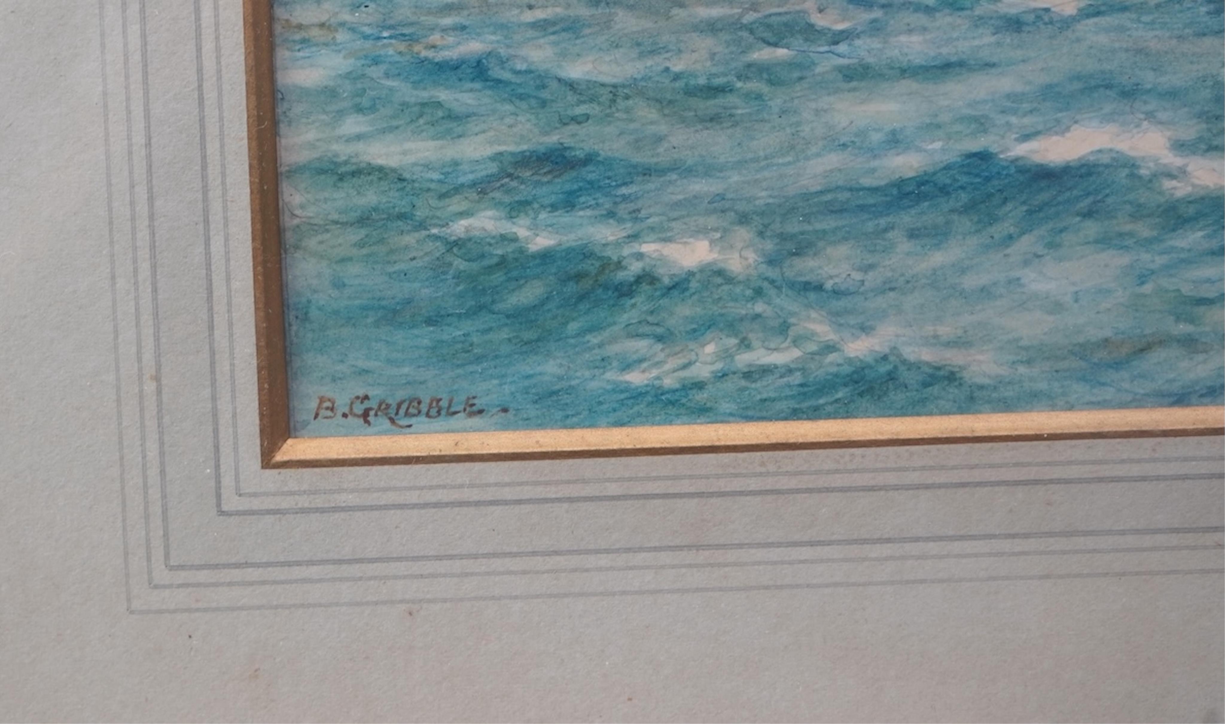 Bernard Finegan Gribble, 1872-1962, 'Dutch and Spanish Warships Awaiting the Challenge'